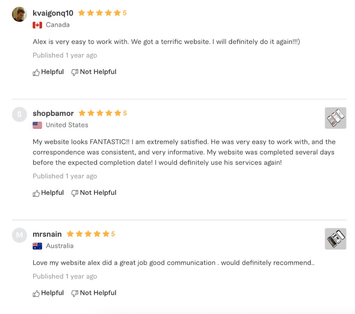 Shopify Expert | Create and Setup Premium Shopify Store Alex Sane Portfolio Fiverr