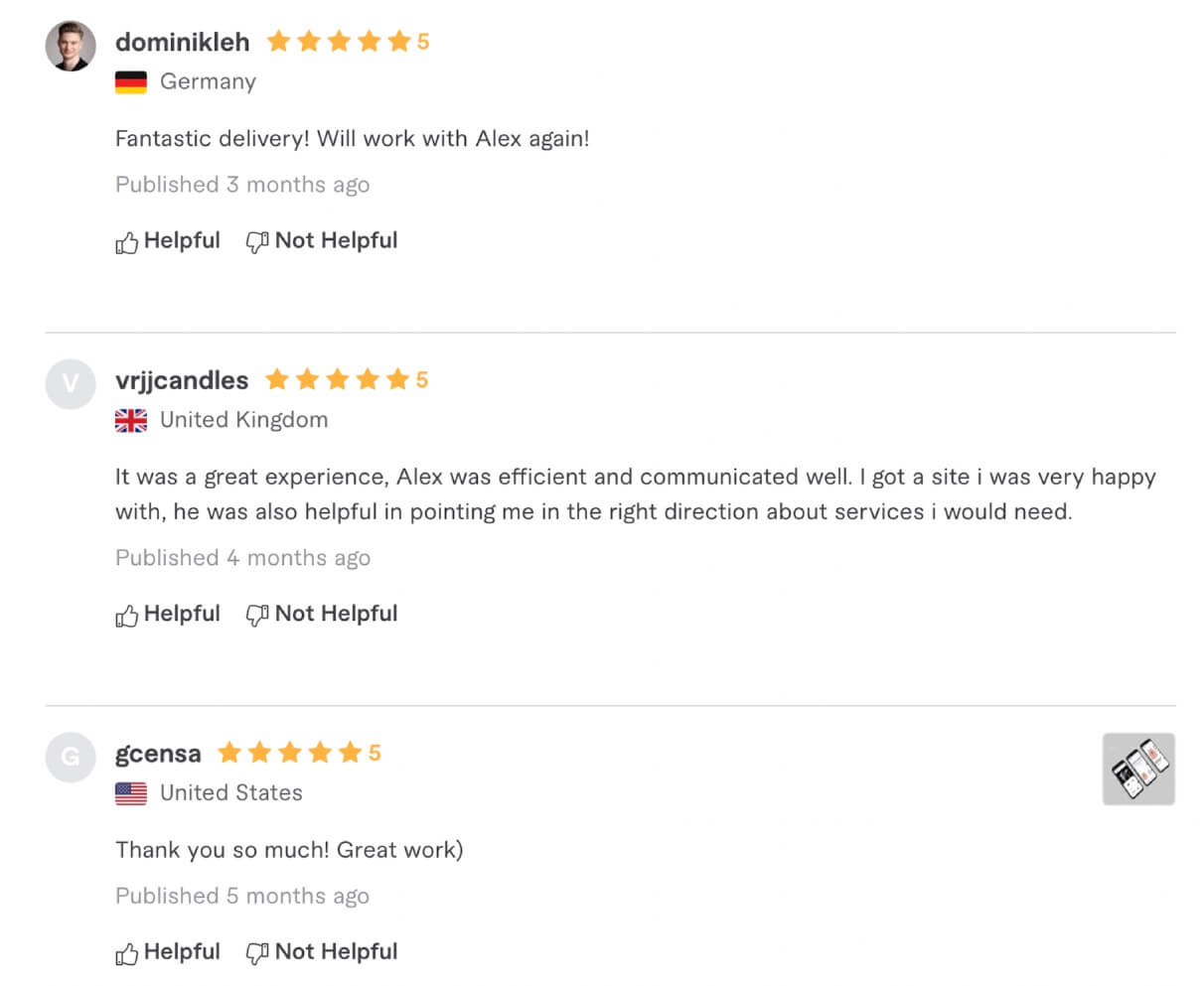 Shopify Expert | Create and Setup Premium Shopify Store Alex Sane Portfolio Fiverr