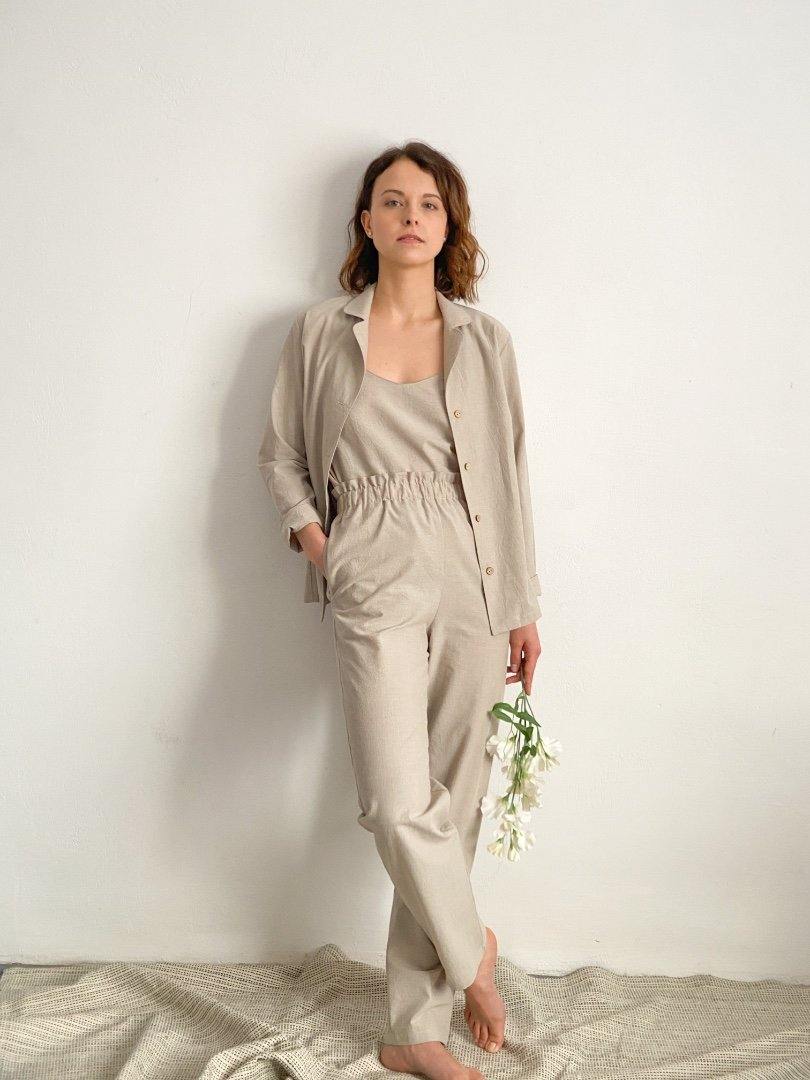 Nicky Natural - Pants + Top + Shirt for home (9 Colors) - the-homely.com