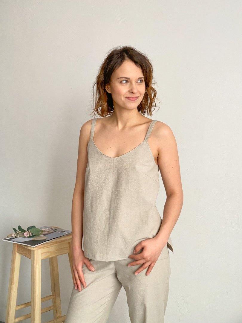 Nicky Natural - Pants + Top + Shirt for home (9 Colors) - the-homely.com