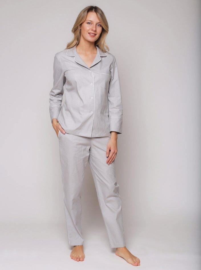 Taya Platina Stripe - Pajama with Pants (15 colors) - the-homely.com