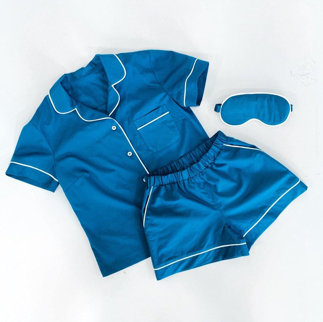 Alicia Stars - Pajamas with shorts (15 colors) - the-homely.com
