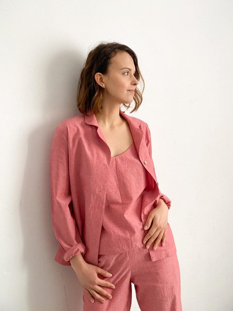 Francesca Flamingo - SHIRT + TOP + PANTS FOR HOME (9 Colors) - the-homely.com