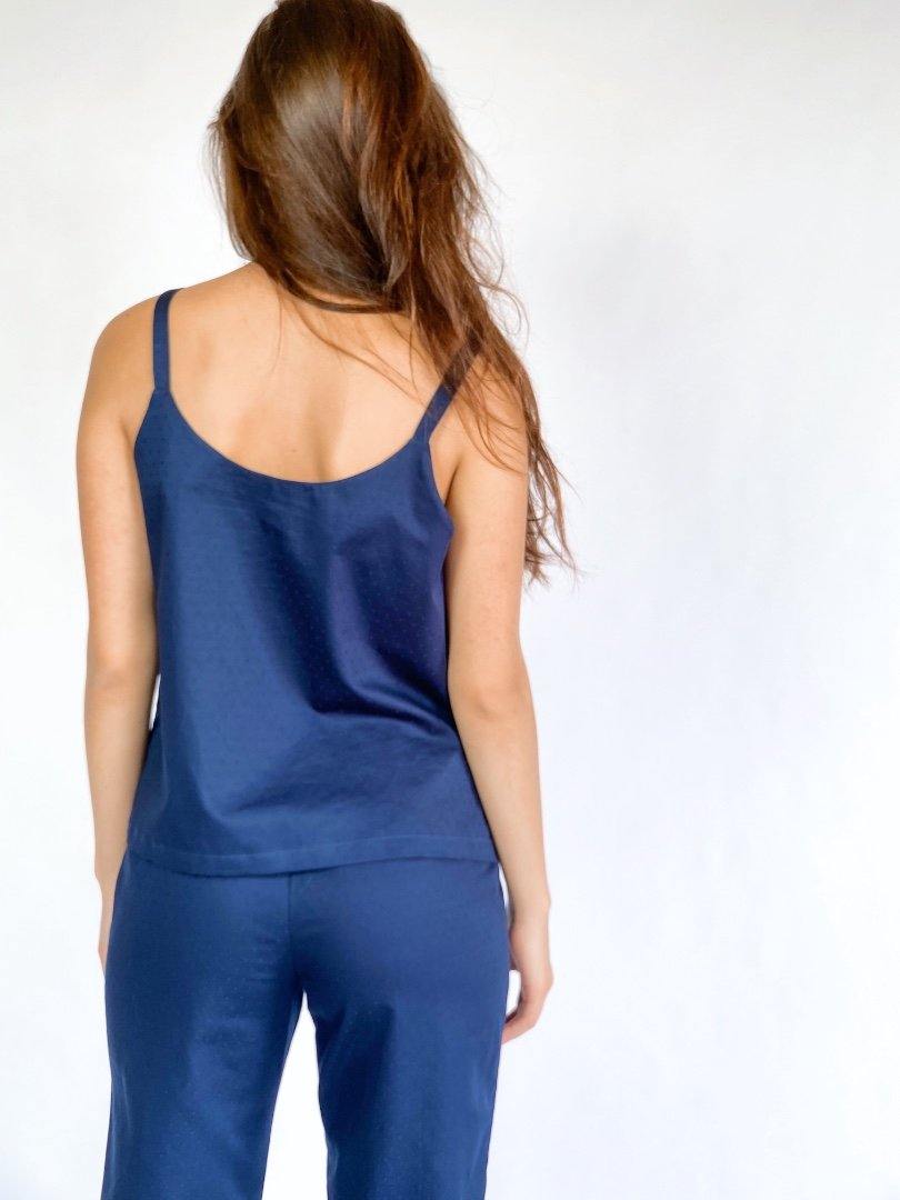 Moran Blueberries - Top + Capri for home (15 colors) - the-homely.com
