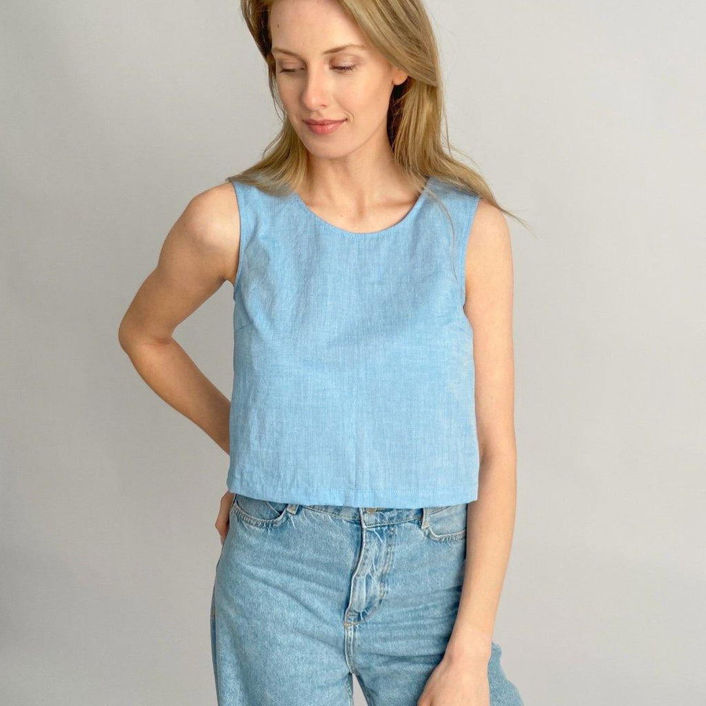 Round-Neck Top (9 Colors) - the-homely.com