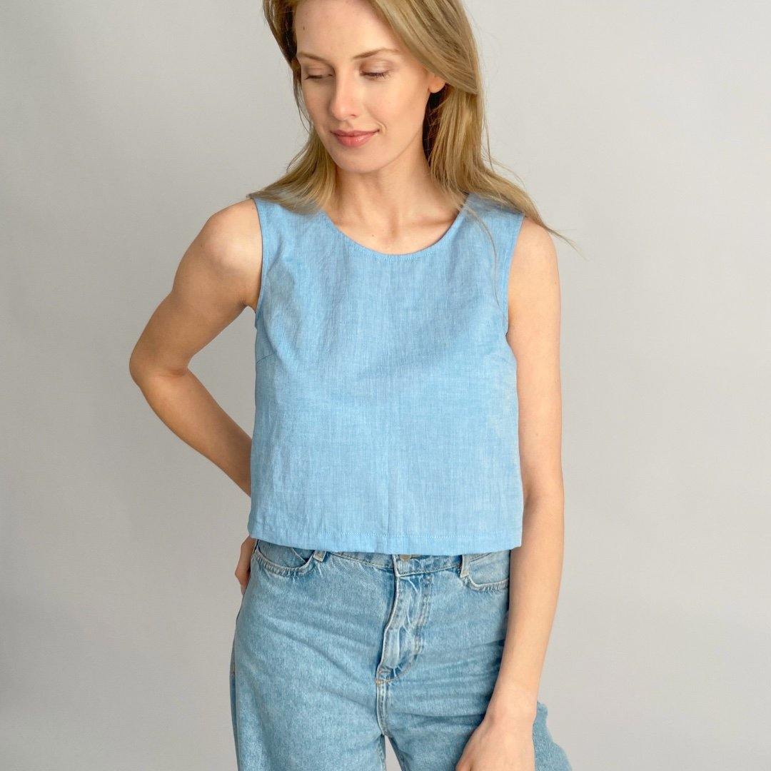 Round-Neck Top (9 Colors) - the-homely.com