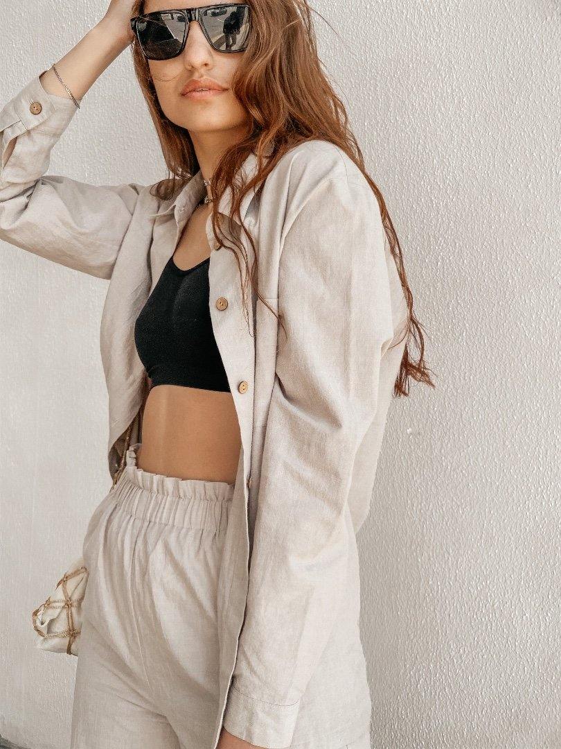 Set "Natural" - Shirt + SHORTS CLASSIC (9 Colors) - the-homely.com