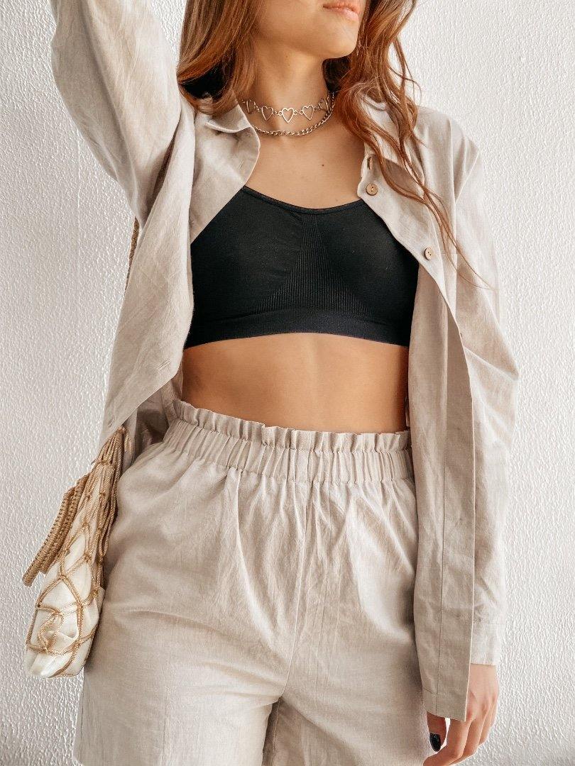 Set "Natural" - Shirt + SHORTS CLASSIC (9 Colors) - the-homely.com