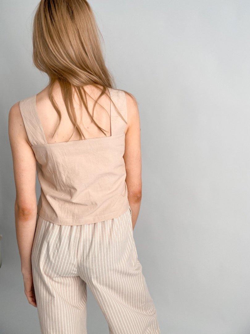 Square Neck Top (9 Colors) - the-homely.com