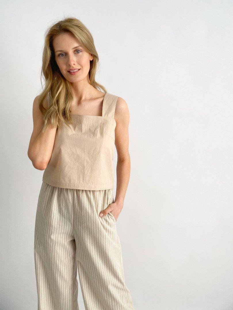 Square Neck Top (9 Colors) - the-homely.com